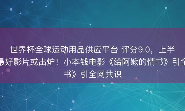 世界杯全球运动用品供应平台 评分9.0，上半年口碑最好影片或出炉！小本钱电影《给阿嬷的情书》引全网共识